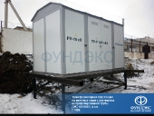 Трансформаторная подстанция на винтовых сваях