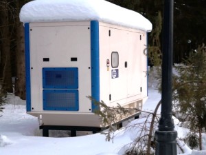 Фундамент на винтовых сваях «Фундэкс» под дизельную электростанцию
